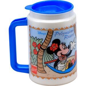 Walt Disney World Polynesian Resort 16oz Souvenir Insulated Mug 2000s